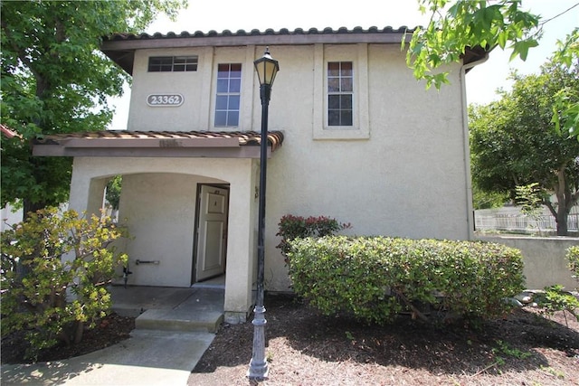 23362 La Mar Unit A, Mission Viejo, CA 92691 - view of front facade with stucco siding