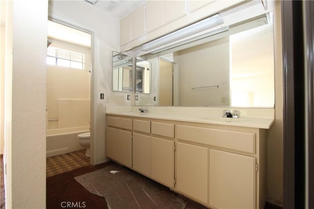 23362 La Mar Unit A, Mission Viejo, CA 92691 - bathroom with toilet and double vanity