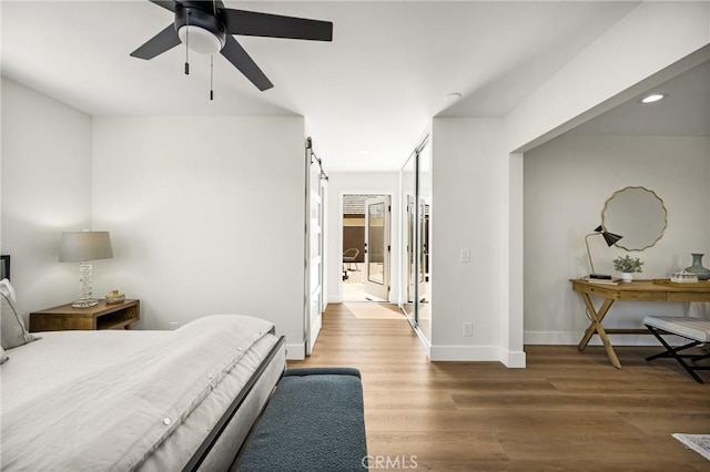 9802 Effingham Dr, Huntington Beach, CA 92646 - bedroom with wood finished floors and baseboards