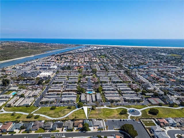 9802 Effingham Dr, Huntington Beach, CA 92646 - aerial perspective of suburban area with a nearby body of water