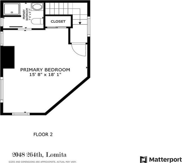 2048 264th St, Lomita, CA 90717 - floor plan / room layout