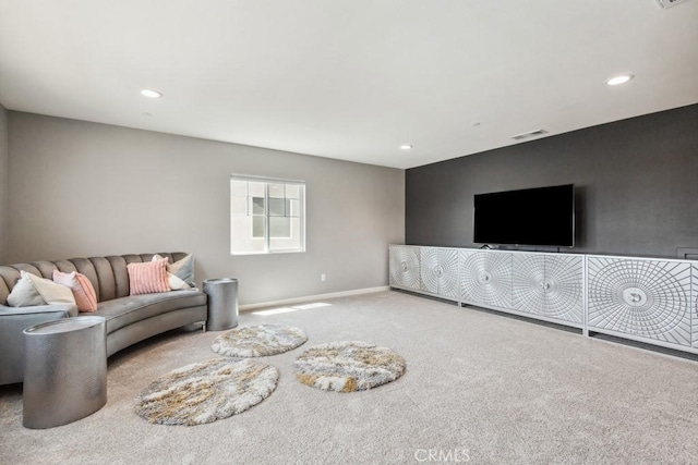 29589 Woodcreek Trl, Winchester, CA 92596 - carpeted living area featuring baseboards and recessed lighting