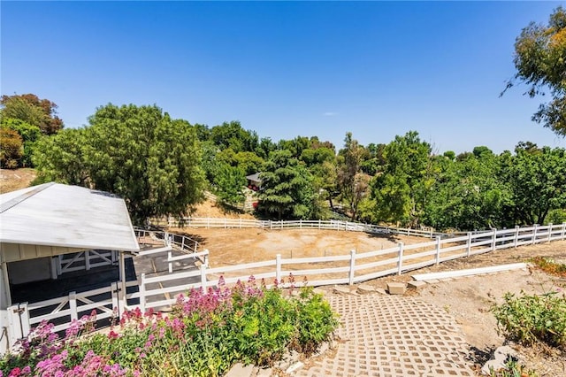 27317 Sunnyridge Rd, Palos Verdes Peninsula, CA 90274 - view of yard featuring an exterior structure, an outbuilding, and a rural view