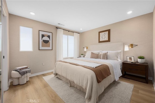 22304 Sage Ct, Torrance, CA 90502 - bedroom featuring light wood-style floors and recessed lighting