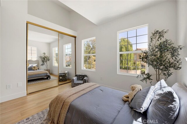 23043 Park Este, Calabasas, CA 91302 - bedroom featuring wood finished floors and a closet