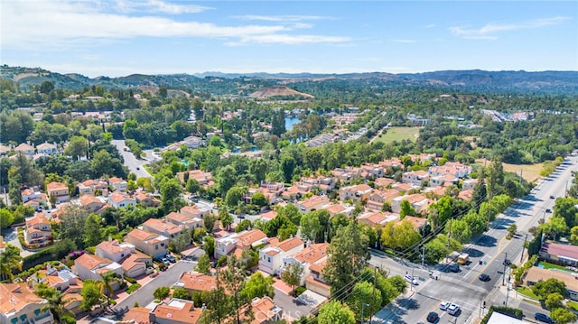 23043 Park Este, Calabasas, CA 91302 - aerial view of residential area with a mountainous background