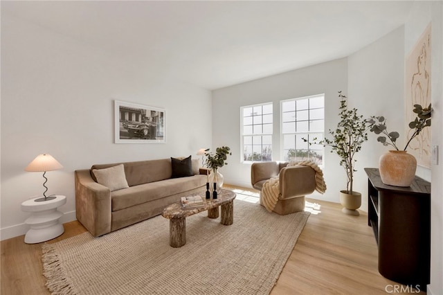 23043 Park Este, Calabasas, CA 91302 - living area featuring light wood finished floors and baseboards