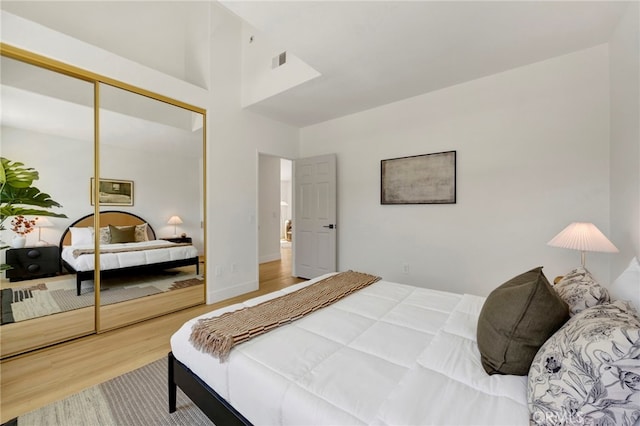 23043 Park Este, Calabasas, CA 91302 - bedroom featuring wood finished floors and a closet
