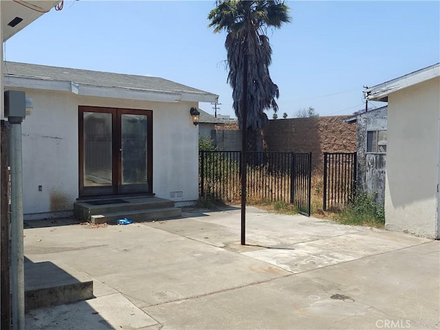 925 W Autumn Dr, Anaheim, CA 92805 - view of patio / terrace featuring french doors