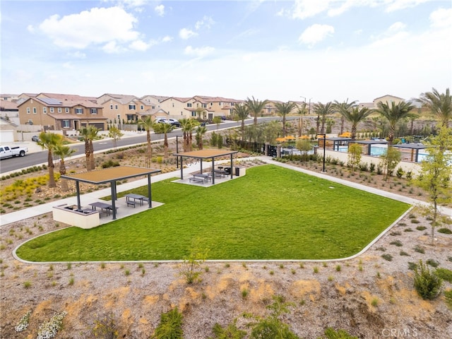 14226 Bonavento Ln, Beaumont, CA 92223 - view of home's community with a yard, a residential view, and a patio