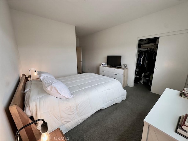 3945 Eagle Rock Blvd Unit 51, Los Angeles, CA 90065 - bedroom featuring dark colored carpet and a closet