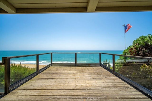 2018 Calle De Los Alamos, San Clemente, CA 92672 - balcony featuring view of water and beach