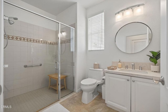 6287 Turnstone St Unit 4-304, Ventura, CA 93003 - full bath with vanity, a shower stall, and tile patterned flooring