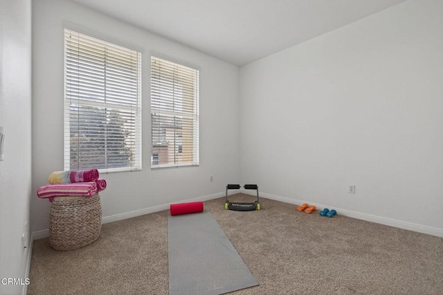 6287 Turnstone St Unit 4-304, Ventura, CA 93003 - exercise area featuring carpet flooring and baseboards