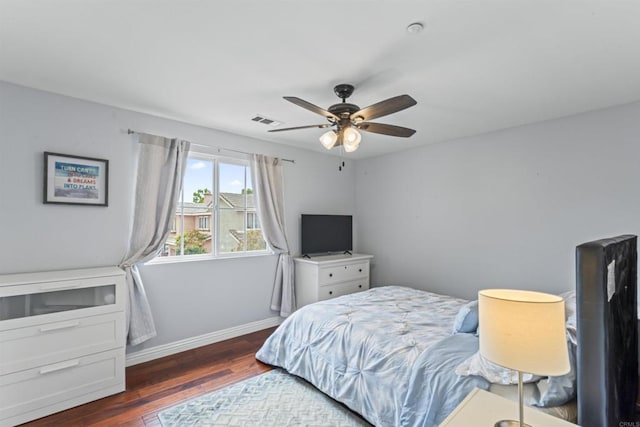 9925 Fieldthorn St, San Diego, CA 92127 - bedroom featuring wood finished floors and a ceiling fan