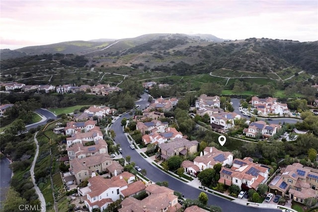 47 Via Alcamo, San Clemente, CA 92673 - aerial view of property and surrounding area featuring nearby suburban area and mountains