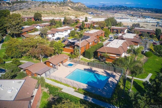 2556 Ocean Cove Dr, Cardiff By The Sea, CA 92007 - aerial view of residential area featuring a pool area