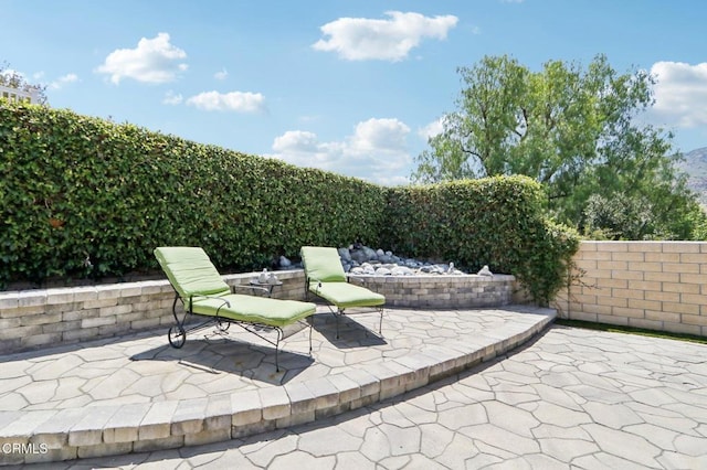 5406 Luis Dr, Agoura Hills, CA 91301 - fenced backyard featuring a patio