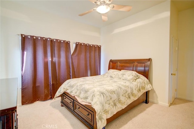 9713 Rastro Way, La Grange, CA 95329 - bedroom featuring carpet flooring, a ceiling fan, and baseboards