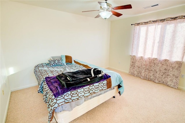 9713 Rastro Way, La Grange, CA 95329 - carpeted bedroom featuring baseboards and ceiling fan