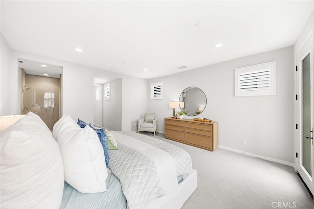 149 Carmine, Irvine, CA 92618 - bedroom with baseboards, recessed lighting, and light carpet