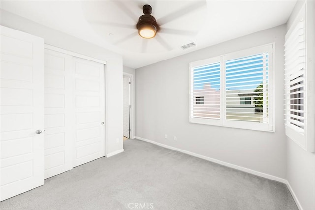 149 Carmine, Irvine, CA 92618 - unfurnished bedroom featuring carpet, baseboards, a closet, and ceiling fan