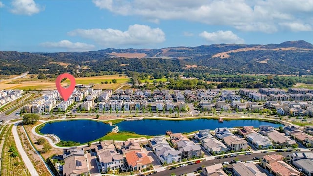 25 Splendor Way, Rancho Mission Viejo, CA 92694 - aerial overview of property's location with a water and mountain view and nearby suburban area