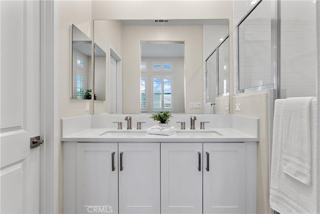 25 Splendor Way, Rancho Mission Viejo, CA 92694 - full bath featuring double vanity and a tile shower