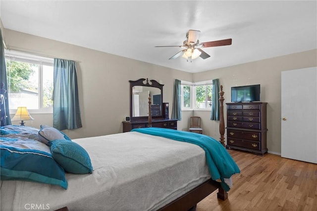 4436 County Road M 1/2, Orland, CA 95963 - bedroom with wood finished floors, ceiling fan, and baseboards