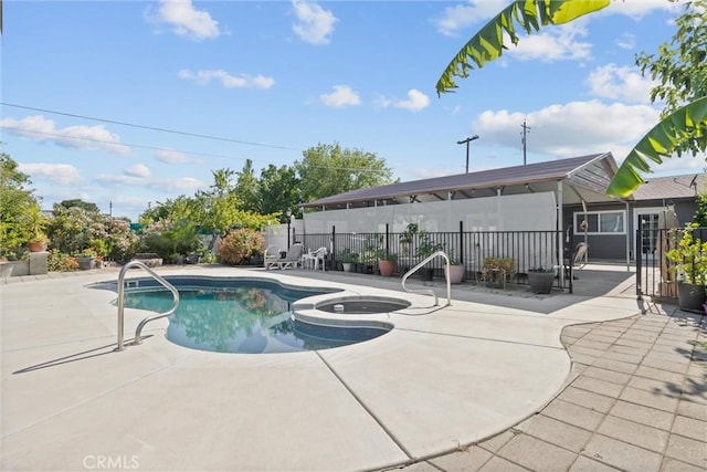 4436 County Road M 1/2, Orland, CA 95963 - view of swimming pool featuring a patio area and a pool with connected hot tub