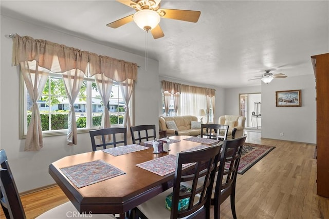 4436 County Road M 1/2, Orland, CA 95963 - dining room featuring ceiling fan and light wood-style floors