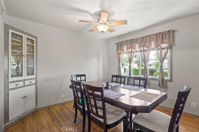 4436 County Road M 1/2, Orland, CA 95963 - dining area with a ceiling fan and light wood-style floors