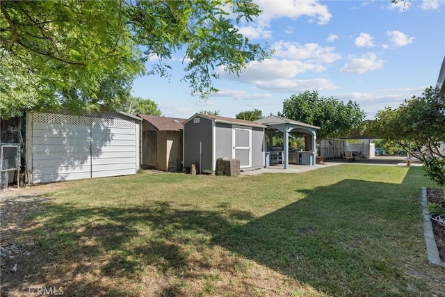 4436 County Road M 1/2, Orland, CA 95963 - view of yard with a gazebo and a patio area
