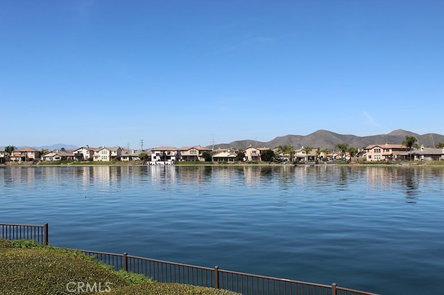 29778 Salmon St, Menifee, CA 92584 - water view with nearby suburban area and a mountainous background