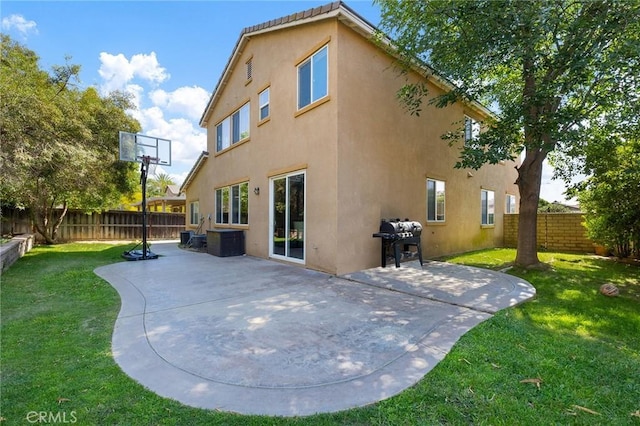 29778 Salmon St, Menifee, CA 92584 - rear view of house with stucco siding and a patio