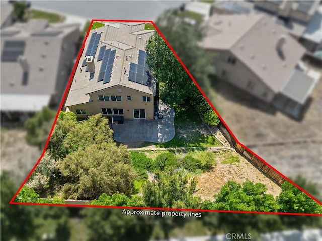 29778 Salmon St, Menifee, CA 92584 - view from above of property featuring property parcel outlined