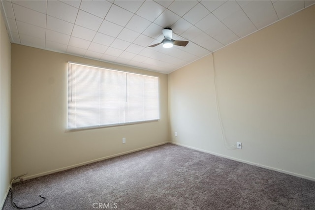 39026 11th St W, Palmdale, CA 93551 - carpeted empty room featuring ceiling fan and baseboards