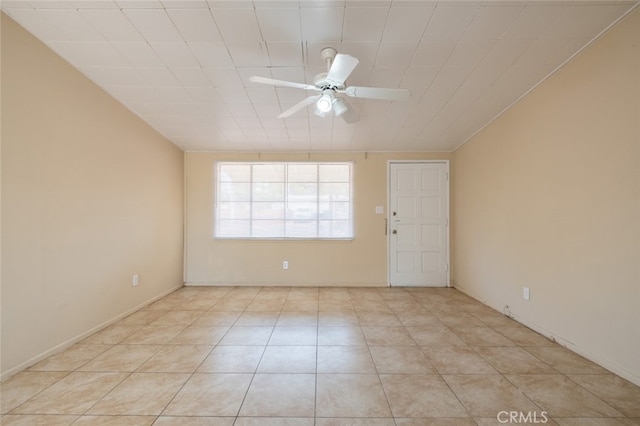 39026 11th St W, Palmdale, CA 93551 - spare room with a ceiling fan and light tile patterned floors