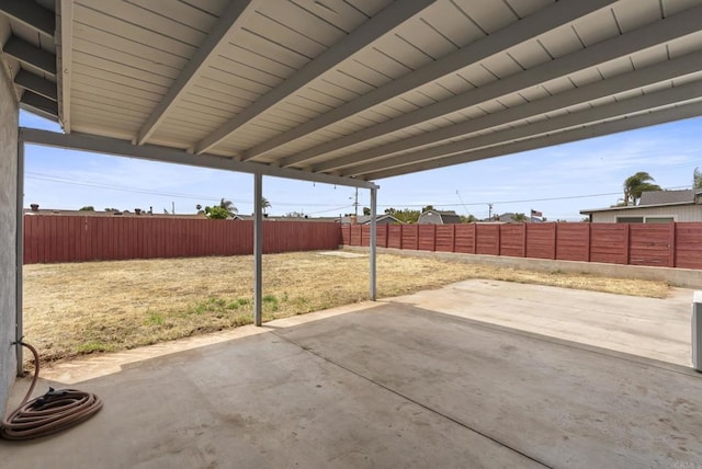 450 Dichter St, El Cajon, CA 92019 - fenced backyard with a patio area