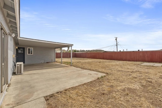 450 Dichter St, El Cajon, CA 92019 - fenced backyard with a patio area