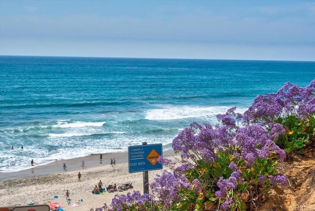 190 Del Mar Shores Ter Unit 24, Solana Beach, CA 92075 - water view with local beach