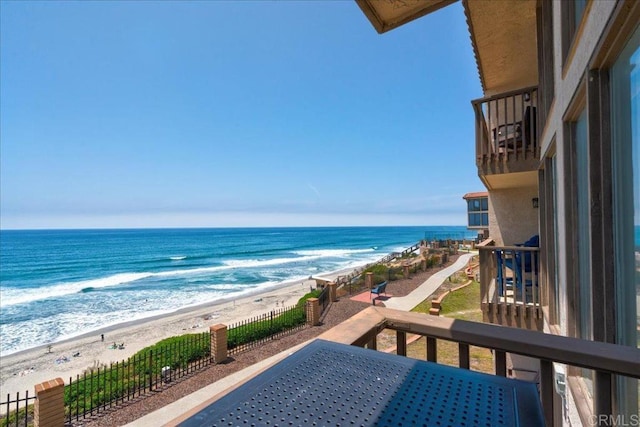 190 Del Mar Shores Ter Unit 24, Solana Beach, CA 92075 - water view with local beach