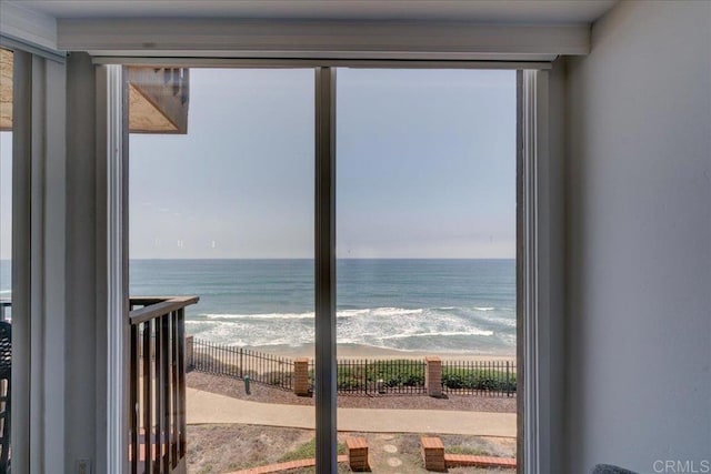 190 Del Mar Shores Ter Unit 24, Solana Beach, CA 92075 - water view with local beach