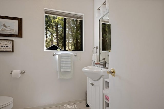 26249 Cedar Ln, Twin Peaks, CA 92391 - bathroom with toilet and vanity