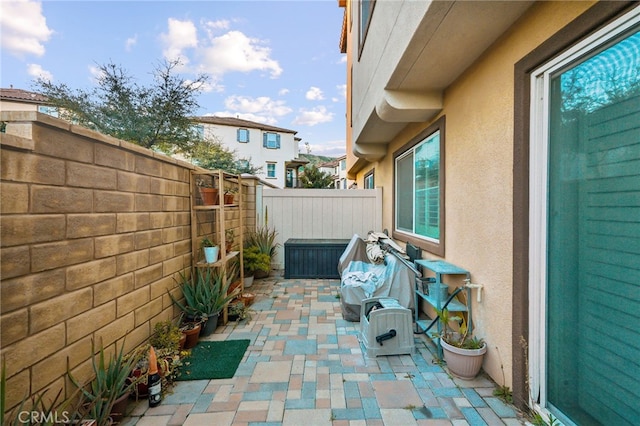 22124 Barrington Way, Saugus, CA 91350 - fenced backyard with a patio