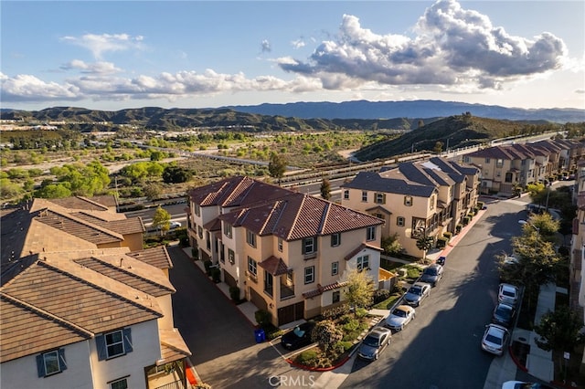 22124 Barrington Way, Saugus, CA 91350 - aerial view of residential area with a mountainous background