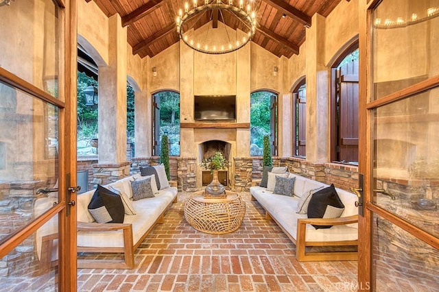 31742 Contijo Way, Coto De Caza, CA 92679 - sunroom with arched walkways