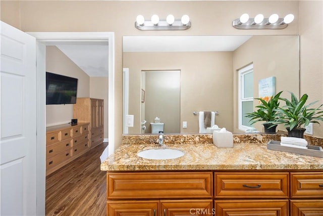 28052 Espinoza, Mission Viejo, CA 92692 - bathroom featuring wood finished floors and vanity