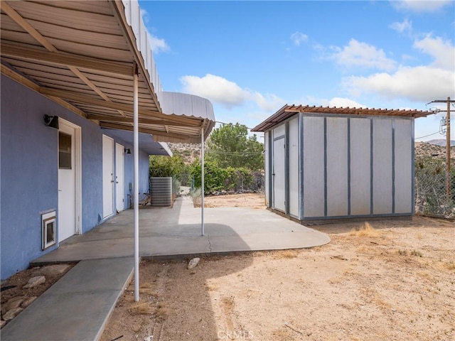 31611 157th St E, Llano, CA 93544 - view of patio / terrace featuring central AC
