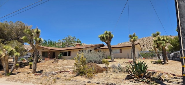 56994 Crestview Dr, Yucca Valley, CA 92284 - ranch-style house featuring stucco siding